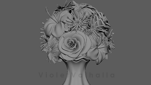 Vase of Flowers Model